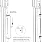 Amazon Basics Surge Protector Power Strip, 6-Outlet with 200J Protection, 2ft Extension Cord, Rectangle, Black (2 Pack)