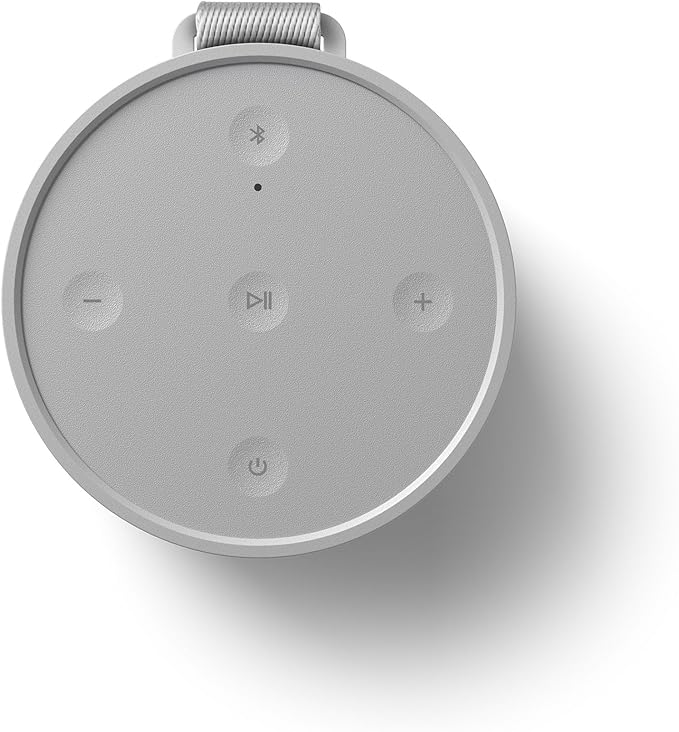 Bang & Olufsen Beosound Explore - Wireless Portable Outdoor Bluetooth Speaker, IP 67 Dustproof and Waterproof, Grey Mist