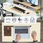 PU Leather Desk Pad Protector Gaming Mouse Pad Non Slip Desk Mat for Keyboard and Mouse Waterproof Desk Writing Pad for Office and Home Desk Accessories(Beige, 23.6 * 11.8)
