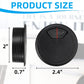 40 Pack 2 Inch Desk Grommet, Plastic Cable Hole Cover Bulk for PC Desk, Flexible Wire Organizer Cable Cord Management for Home Office, Black