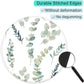 ITNRSIIET Round Mouse Pad with Stitched Edge Premium-Textured Waterproof Non-Slip Rubber Base Desktop Protection Mat Diameter 8.7 inches, Eucalyptus Branches