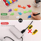 Trilancer Cord Labels Cable Label, Multicolored Handwriting Cord Tags - Kitty Head Shape Tags for Organizing Wires and Identification, Reusable with Multiple Uses - 32 PCS