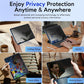 MOBDIK 1 Pack Privacy Screen Protector Compatible with iPad 11th Generation 2025 & iPad 10th Generation 2022, Anti Spy, 9H Tempered Glass, EZ Kit