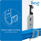 ICC Batwing J Hook 4” with Retainer Clip - Galvanized Steel Cable Management Hooks for Hanging Cable to Hanger Wire and Threaded Rod - Rust-Resistant, EIA and TIA Compliant - 4 Inch 25 Pack