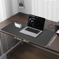 Leather Desk Pad Protector, Mouse Pad, Office Desk Mat, Non-Slip PU Leather Desk Blotter, Laptop Desk Pad, Waterproof Desk Writing Pad for Office and Home (Dark Grey, 31.5" x 15.7")