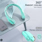 Portable Neck Fan, Neck Fans for Women, 4000 mAh Rechargeable Personal Fan,360° Hands Free Bladeless Fan, 3 Speeds Adjustable, Faster Cooling, Super Quiet, Suitable for Home, Office, Travel