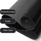 YSAGi Non-Slip Leather Desk Pad XL Size, Waterproof Laptop Computer Desk Keyboard Mat, Table Protector Blotter Mat, Large Mouse Pad for Office/Work/Home/Decor(Black, 47.2" x 23.6")-No Band