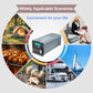 Power Inverter 5000 watt 12v to 110v /120V Inverter for car Vehicles Truck Camping Solar Panel Power Converter Adapter with Clamps and Remote Inverter 5000W