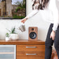 Kanto YU6WALNUT Powered Bookshelf Speakers with Bluetooth and Phono Preamp | Pair | Walnut