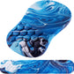 Mouse Pad Wrist Support, Laokiiy 2 in1 Keyboard Wrist Rest+ Ergonomic Mouse Pad, Non-Slip Wrist Rest for Computer Keyboard, Made Easy Typing & Relieve Wrist Pain Ocean Blue