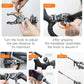 Movmax C Clamp Camera Mount for Flat Tube Road Bike, Super Clamp with 1/4"-20 Thread,E-Bike Accessories/Bicycle, Compatible with GoPro Hero13/12/11/10/ DJI Osmo 360/Action 5 Pro/4/3/Insta360 X4/X5