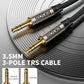 3.5mm Aux Cable, Silver-Plated Wire Core Male to Male Cord for Headphones Car Home Stereos Speaker Compatible with iPhone iPad iPod Echo -16.4FT/5M