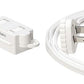 Amazon Basics 6 foot 2-Prong Indoor Rectangle Extension Cord Power Strip - Flat Plug - 13 Amps, 1625 Watts, 125 VAC - 2-Pack, White