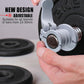 Pro Barbell Clips 1 inch Barbell Clamps 0.9-1.18inch Quick Release Weight Clips for Bars Multi-Size Adjustable Olympic Barbell Clamps
