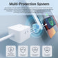 MINIX 67W USB C Charger with 3 Outlets, Gan 3-Port Compact Cube Fast Power Strip Surge Protection, 5ft Extension Cord, for MacBook Pro/Air, iPhone 15/14/Pro, Galaxy S23/S22, for Dorm, Home & Office
