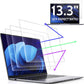 3 Pcs 13.3 Inch Anti Blue Light Screen Protector Compatible With Lenovo Hp Dell Acer Asus Samsung etc Laptop-16:9 Aspect, 13" Computer Monitor Glare Filter Uv Blocker Shield Cover Eye Protection Film