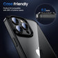 UniqueMe for 3 Pack iPhone 15 Pro/iPhone 15 Pro Max Camera Lens Protector, [Drop Protection] [Case Friendly] Camera Cover Screen [Update New Version] - All-Black