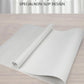 PU Leather Desk Pad Protector - 48" x 17" Office Desk Mat, Non-Slip, Waterproof, Ivy White