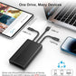 ySky MFi Certified 1TB Portable External Hard Drive for iPhone iPad MacBook Windows Computer USB C Android Phones to Backup,1TB Photo Stick for iPhone17/16/15/14/13((auto Backup)