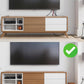 Large Cable Management Box - Acacia Wood - Cable Organizer Box and Power Strip Box for Electrical Cord Management - Hide Desk Cord and Floor Cables - Wire Storage and Organization for Cords