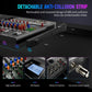 Professional DJ Audio Mixer - NEW BAXS 6 Channel DJ Bluetooth Controller Sound Mixer,USB Interface,6 XLR Mic/Line Input,AUX,FX Processor MP3 Player,+48V Phantom For Karaoke Studio Streaming Recording
