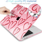 MEEgoodo Case for MacBook Pro 13 inch Case 2022 2021 2020 New A2338 M2/M1 A2251 A2289, Laptop Hard Shell with Keyboard & Camera Cover Compatible with 13 inch MacBook Pro, Heart with White Wings