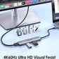 LENTION 6-in-1 USB C Hub Dock with a 4K @60HZ HDMI Display, 4 XUSB-C 3.2 Gen 2, 10 Gbps, PD 100W Charging and for iPhone15 Series, New MacBook Pro, Mac Air, More (CE33, Space Gray)
