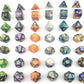 SmartDealsPro Double-Colors Polyhedral Dice Sets with Pouches for D&D DND RPG MTG Dungeon and Dragons Table Board Roll Playing Games D4 D6 D8 D10 D% D12 D20 (6-Color Sets)