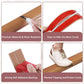 Floor Cord Cover Self Adhesive Cord Hider Floor Extension Cord Covers for Floor Power Cord Protector Cable Management Prevent Cable Trips Cable Cavity 0.51" W x 0.31" H (Light Brown Wood, 20Ft)