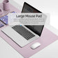 YSAGi Desk Pad, Dual-Sided Desk Mat, 31.5" x 15.7" Laptop Leather Desk Protector, Waterproof Desk Writing Pad for Office (31.5" x 15.7", Grayish Lavendar+Cinnamon Buff)