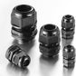 50 PCS 1/4"(4-8mm) NPT Nylon Cable Gland Joints with Gaskets, IP68 Adjustable Lock Nut Strain Relief Cord Grip Waterproof Cable Glands - UL Listed and RoHS Compliant
