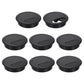 uxcell 8 Pcs 60mm (2.36 Inch) Desk Grommet, Plastic Cable Hole Cover, Wire Cord Cable Organizer for Home Office Computer Desk Cabinet, Black