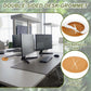 PATIKIL Desk Grommet 3-3/16", 4 Pcs Round Cable Grommet Cord Hole Cover with Adhesive Tape Flexible Table Wire Organizer for Office Home Table Countertop, Light Brown