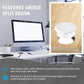 2" White Desk Grommet, JTemgle Flexible Cable Grommet Rubber Cable Hole Cover Wire Organizer Caps Desktop Cord Management for Home Office TV Stands Tabletops, 5 Pieces