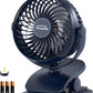 Shinebella AA Battery Powered Clip on Fan with 4-Speed, 5’’ Small Desk Fan with Aroma Function, USB Powered, 360°Rotation, Ultra Quiet, for Golf Cart, Stroller, Bedroom,Car(Batteries Not Included)