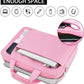 Ferkurn Laptop Bag Case for Women Men Computer Bag Compatible with HP Envy Pavilion Omen/LG Gram/MSI/Dell Inspiron XPS/Lenovo/Acer, Shoulder Strap Carrying Messenger Briefcase, Pink, 15.6 16 Inch
