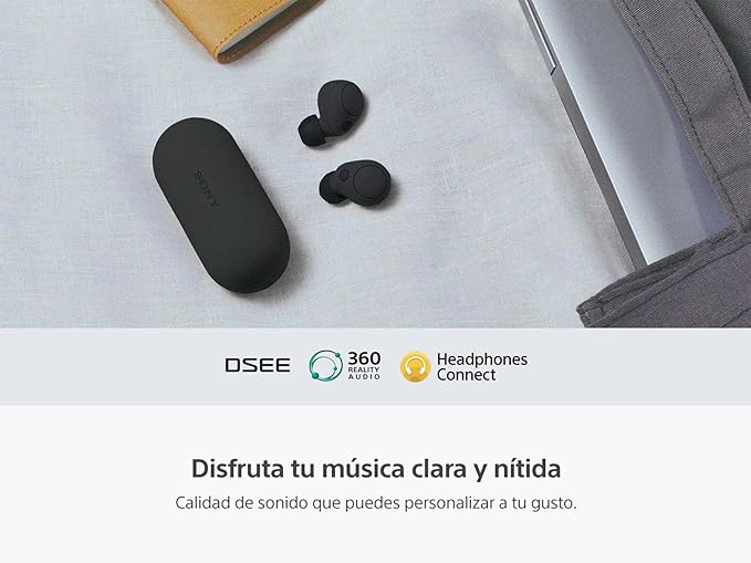 Sony WF-C700N Wireless Noise-Canceling Earbuds - Bluetooth Hi-Fi Earphones with 35-Hour Battery, Water-Resistant Design, Touch Controls for Calls and Music - Premium Audio Experience, Black