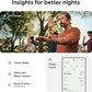 Fitbit Charge 6 Fitness Tracker with Google apps, Heart Rate on Exercise Equipment, 6-Months Premium Membership Included, GPS, Health Tools and More, Gold/Coral, One Size (S & L Bands Included)