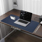 Leather Desk Pad Protector, Mouse Pad, Office Mat, Non-Slip PU Leather Blotter, Laptop Pad, Waterproof Writing Pad for Office and Home (Midnight Blue, 31.5" x 15.7")