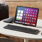 ProtoArc Backlit Foldable Keyboard, XK01 Plus Folding Portable Bluetooth Keyboard for Travel, True Full Size External Wireless Keyboards with Backlight for iPad Tablet Smartphone Laptop PC