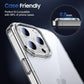 UniqueMe for 3 Pack iPhone 15 Pro/iPhone 15 Pro Max Camera Lens Protector, [Drop Protection] [Case Friendly] Camera Cover Screen [Update New Version] - Intergrated Glitter Silver