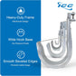 ICC Beam Clamp J Hook 3/4” Without Retainer Clip - Galvanized Steel Cable Management Hooks for Hanging Cable to Beams - Rust-Resistant, EIA and TIA Compliant - 3/4 Inch 25 Pack