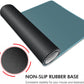 Galdas Gaming Mouse Pad XXL XL Large Long Extended Big Mousepad Non-Slip Rubber Keyboard Mouse Pad with Stitched Edges for Laptop Home Office (31.5x11.8x0.08 Inch) -Blue Grey