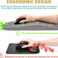 Hokafenle Ergonomic Mouse Pad Wrist Support with Massage Design, Wrist Rest Pain Relief Mousepad with Memory Foam&Non-Slip PU Base, Mouse Pads for Wireless Mouse & Desk (12x8 inch,Light Purple Gray)