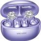 Kinglucky Jewelry-Inspired Clip-On Earbuds with Diamond Earrings, Comfortable Fit & 40H Playtime Open Ear Bluetooth 5.4 Wireless Headphones for Women, Small Ears, Sports & Workouts (Purple)