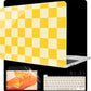 MEEgoodo Case for MacBook Pro 13 inch Case 2022 2021 2020 New A2338 M2/M1 A2251 A2289, Laptop Hard Shell with Keyboard & Camera Cover Compatible with 13 inch MacBook Pro, Yellow Squares