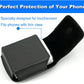 BECPLT for Galaxy Z Flip7 /6/5/4/3 Z Flip 5G Case 360 Rotating Leather Pouch Belt Case Holster for Motorola Razr 40 Ultra /40 Motorola Razr 5G Razr 2022/2019 -Black