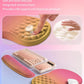Hokafenle 2in1 Combination, Wave Keyboard Wrist Rest and Ergonomic Curvature Mouse Pad Wrist Support for Relieve Wrist Pain, Filled with Soft Cushion Memory Foam, Sunset Glow