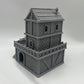 Paintable Tabletop Miniature Building Terrains Compatible with D&D and Alike RPG War Games - 18mm/28mm Scale Scenery with Medieval Gothic Architecture Style (18mm Scale)