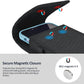 Phone Holster for Belt with Metal Clip and Magnetic Closure Compatible with iPhone 16/15/14/13/12 Pro and Non-Pro, Galaxy S25 S24 S23 S22 for Everyday Protection, M-Black